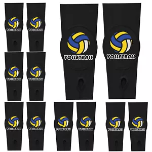 1-2Pair Volleyball Arm Sleeves Passing Forearm Sleeves With With Protection Pads - Picture 1 of 14