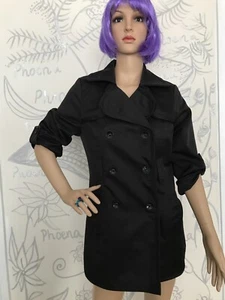 Piper Lane black double breasted Jacket /coat women size 12 Fashion - Picture 1 of 12