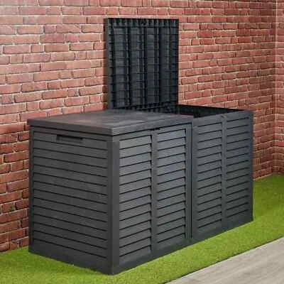 750L Waterproof Garden Storage Box Extra Large Utility Chest Unit Heavy Duty - Image 1 of 4