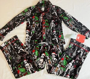 Star Wars Christmas 2 piece pajamas Kids small - Picture 1 of 17