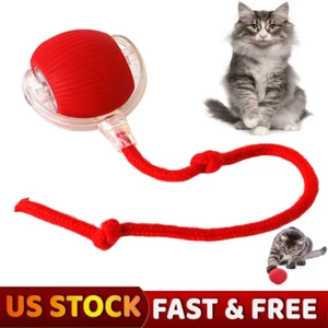 Automatic Rolling Ball Smart Cat Dog Toy Electric Pet Self-moving Kitten Game US - Picture 1 of 15