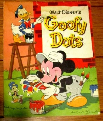 Vintage  Walt Disney's Goofy Dots Book   26 pages  Illustrated   RARE!!!! - Image 1 of 4