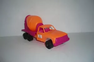 Mexican Mixer Truck In 2 different colors - Plastic toy Made In Mexico Vintage - Picture 1 of 9
