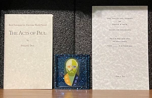 DYSTOPIAN sci-fi PHILIP K DICK The Acts of Paul 1987 Synopsis Alternate World - Picture 1 of 4