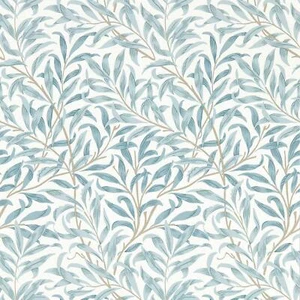 Pasta de papel tapiz mineral con ramas de sauce de diseño William Morris para la pared sin tejer - Imagen 1 de 6