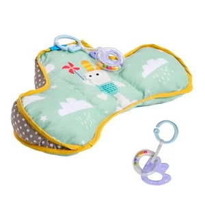 Tummy Time Pillow for Infants - Ergonomic Baby Cushion with Detachable Toys - Picture 1 of 4