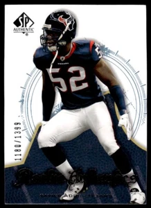 2008 SP Authentic Xavier Adibi Rookie 1180/1399 Houston Texans #158 R84 - Picture 1 of 2