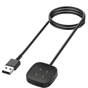 Chargeur USB Compatible avec Fitbit Versa 4 / Versa 3 / Sense 2 Sense Smartwatch - Photo 1 sur 7