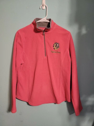 UND North Dakota Fighting Sioux SJB Active Pink 1/4 Zip Jacket Size Youth Medium Cover