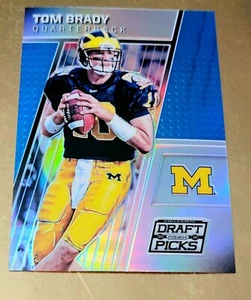 Panini Prizm 2016 Draft Picks Tom Brady azul Prizm #95 Michigan casi nuevo + fotos UHD - Imagen 1 de 7