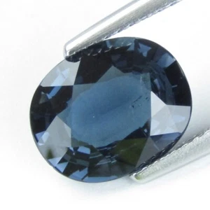 Piedra preciosa de Mozambique de corte ovalado de turmalina indicolita natural brillante de 2,62 quilates - Imagen 1 de 4