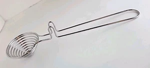 Stainless Steel Egg Separator (Yolk & White) Kitchen Tool w/Bowl Hnger - 9.5"L - Picture 1 of 10