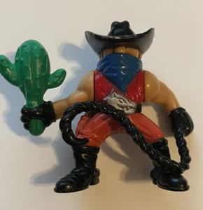 Fisher Price Great Adventure Western Cowboy Robber Bandit Cactus Whip Figure - Bild 1 von 11