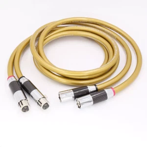 Pair HiFi 6N OCC Balanced Cable 3Pin XLR Male To Female Audio Interconnect Wires - Imagen 1 de 8