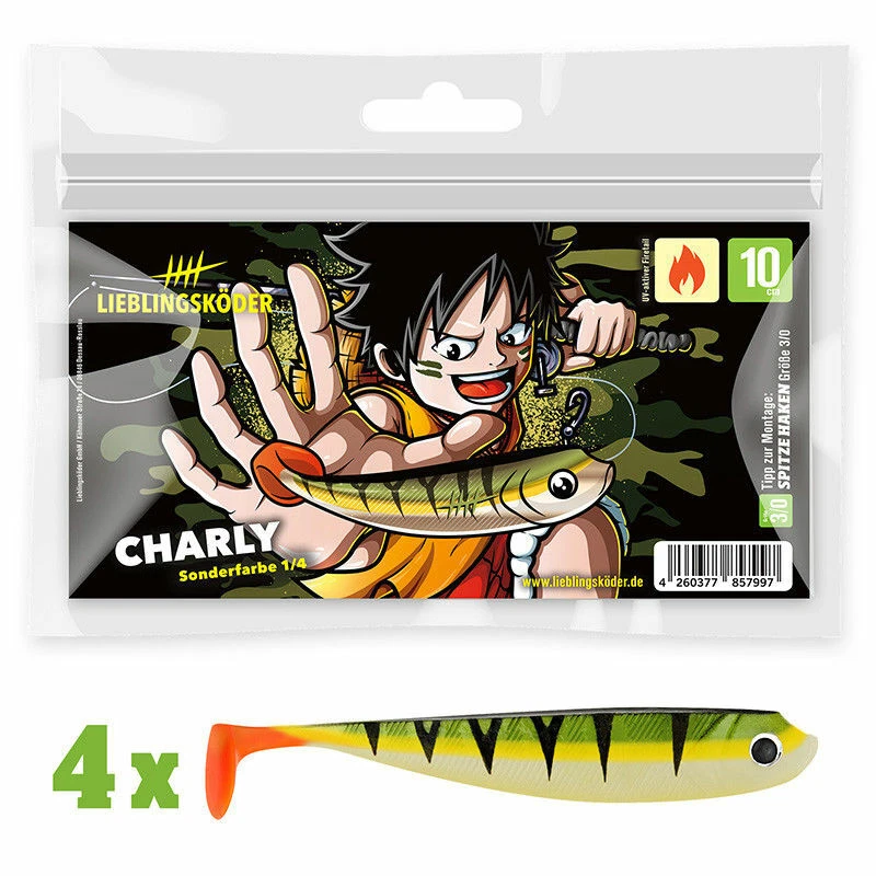 Gummifisch für Zander Lieblingsköder Charly 10cm