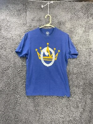 Camiseta con logotipo de los Reales Omaha Equipo de Béisbol MILB Mercancía Oficial 47 Marca Talla Pequeña Foto 1 de 4