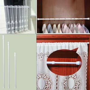 Extendable Spring Telescopic Net Voile Tension Curtain Rails Pole Rod Curtain AU