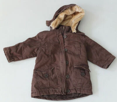 * impidimpi schöner Parka Mantel mit Kapuze Gr. 86 92 TOP - Bild 1 von 4
