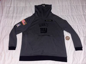Nike N.Y. GIANTS Salute Service 🇺🇸 Sideline [803918-060] CHARCOAL Woman Hoodie - Picture 1 of 9