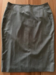 David Lawrence Gorgeous Skirt Size 14.Grey.Mid Length.fully Lined. As New - Picture 1 of 10