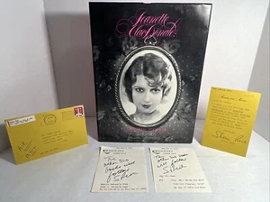 1973 JEANETTE MACDONALD A Pictorial Treasury: Sharon Rich, HCDJ, SIGNED 4X, MINT - Picture 1 of 24