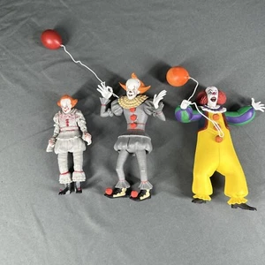 Neca & PhatMojo It Pennywise Figures Lot of 3 Red Balloon We All Float Original - Picture 1 of 10