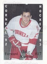 1992-93 Cornell Big Red #17 Jake Karam