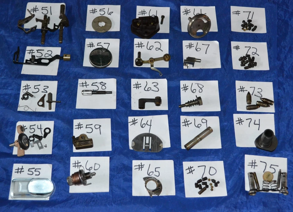 PARTS USED ORIGINAL SINGER 403 403A SEWING MACHINE SLANT NEEDLE GOOD CONDITION - Image 1 of 1