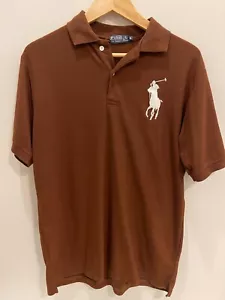 Polo Ralph Lauren Performance Big PONY uomo taglia XL marrone - Foto 1 di 4