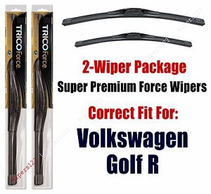 Wipers 2-Pack Hi-Performance fits 2015+ Volkswagen Golf R - 25260/180