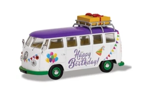 Corgi VW T1 Camper White/Decorated Happy Birthday 1:43 - Picture 1 of 1