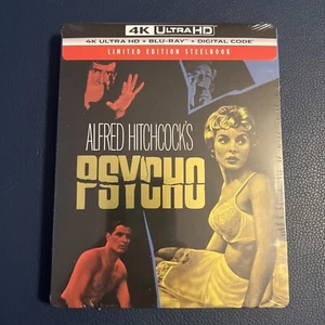 PSYCHO Steelbook (4K ULTRA HD, Blu-ray, Digital Code, 1960) Read Description - Picture 1 of 2