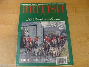 British Heritage Magazine Dec 1995 Jan 1996 Cardiff Castle Waddesdon Manor - Foto 1 di 1