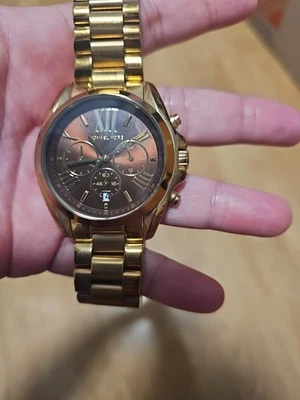 Michael Kors MK5502 Bradshaw Gold Tone Stainless Steel Chronograph Women's Watch - Image 1 of 4