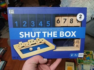 Games Hub Shut The Box Dice Game - Picture 1 of 2