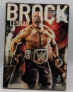 WWE Brock Lesnar Eat Sleep Conquer Repeat DVD 3 Disc Set - Bild 1 von 2