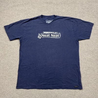 Volcom Men's Shirt Size XL Blue Short Sleeve Vintage Y2K Surfer Outdoor Beach - Image 1 of 4