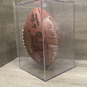 Matt Hasselbeck Signed Football #8 Encased - Picture 1 of 11