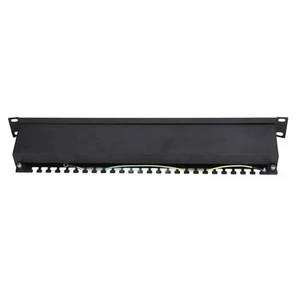 24 Port Patch Panel Shielded Type Network Cable Patch Panel With Removable - Picture 1 of 22