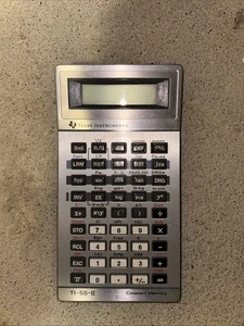Texas Instruments TI-55-II Wissenschaftlicher Taschenrechner mit konstantem Speicher und Etui - Bild 1 von 5