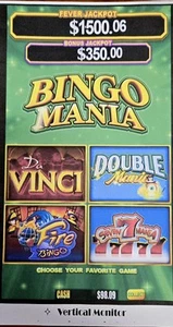 BINGO MANIA 4 in 1 VERTICAL SCREEN - Picture 1 of 2