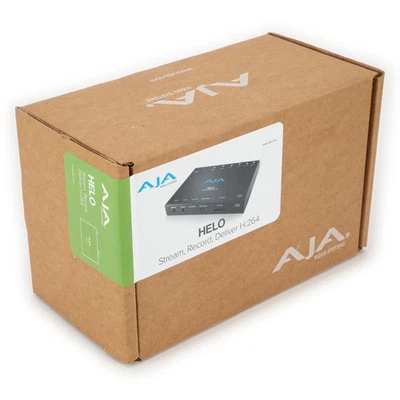 Neu versiegelt AJA HELO H.264 Streaming & Recording Appliance, HELO-R0 - Bild 1 von 4