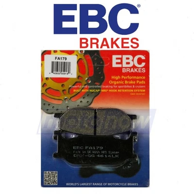 EBC Front Organic Brake Pads for 2002-2010 Yamaha XVS650AT V Star Silverado pf Foto 1 de 4