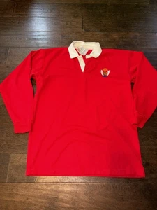Exeter Saracens 1980s 1990s Match Player Worn Home Rugby Shirt Jersey Size L 40 - Picture 1 of 6