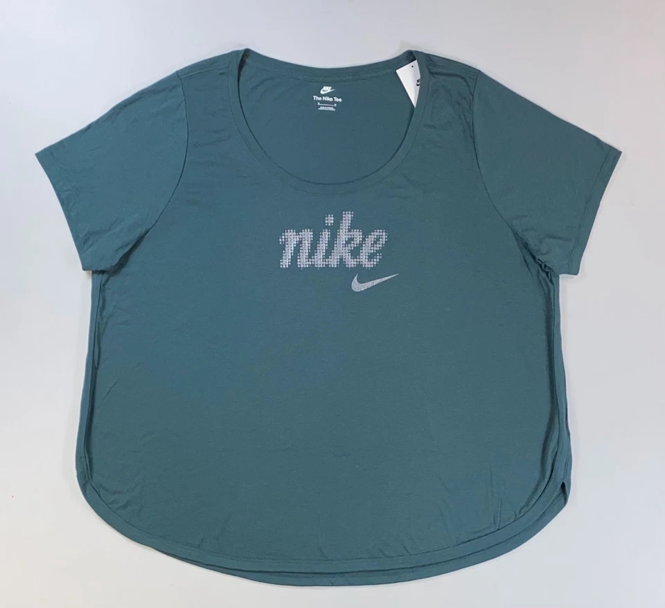 Women's Nike Plus Size Essential Tunic Logo Shirt FQ7931 Size 3X