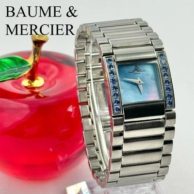 BAUME & MERCIER Catwalk Blue Shell Women's Quartz Square W21mm Swiss Made Analog - Image 1 of 4