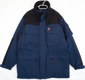 Chaqueta Parka Vintage Fjallraven Polar Plumón Azul Marino Para Hombre Talla L - Imagen 1 de 12
