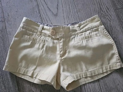 Vintage Banana Republic Ladies Yellow 2 Inch Shorts Size 12 - Image 1 of 4