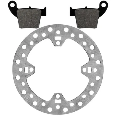 Rear Brake Disc Rotor W/ Brake Pad For Honda CRF250R CRF250X 2004 2005 2006 2007 Foto 1 de 4