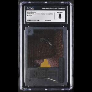 2021 Wither Skeleton Minecraft Adventure Trading Cards #133/230 CGC 8 NM/MINT - Picture 1 of 1